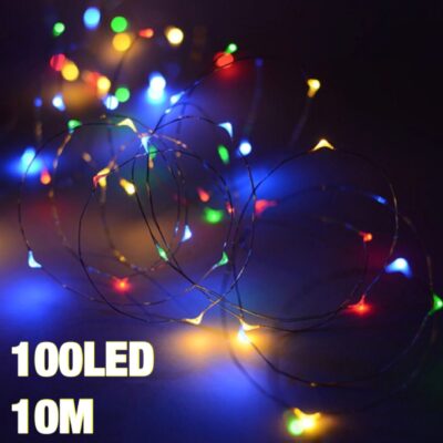100LED dekoratiiv jõulutuled  värviline 10M