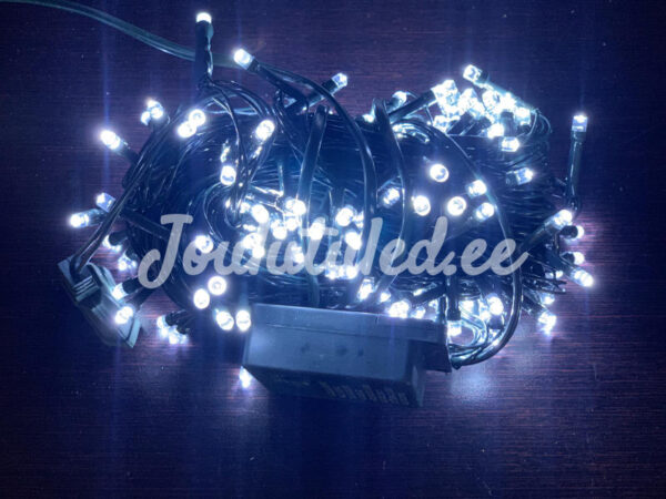 100 LED Ziemassvētku gaismas auksti baltas 8M - Image 3