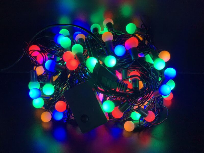 200LED pallikujulised tuled värviline 17M - Image 2