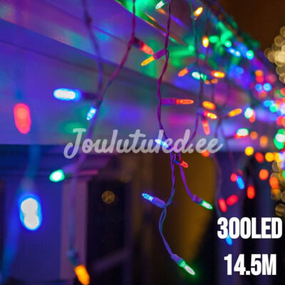 300LED valguskardin  värviline 14.5M