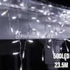 500LED valguskardin külm valge 25M