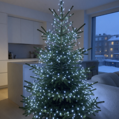 300LED jõulutuled külm valge 22M