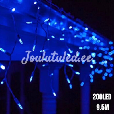 200LED valguskardin sinine 9.5M