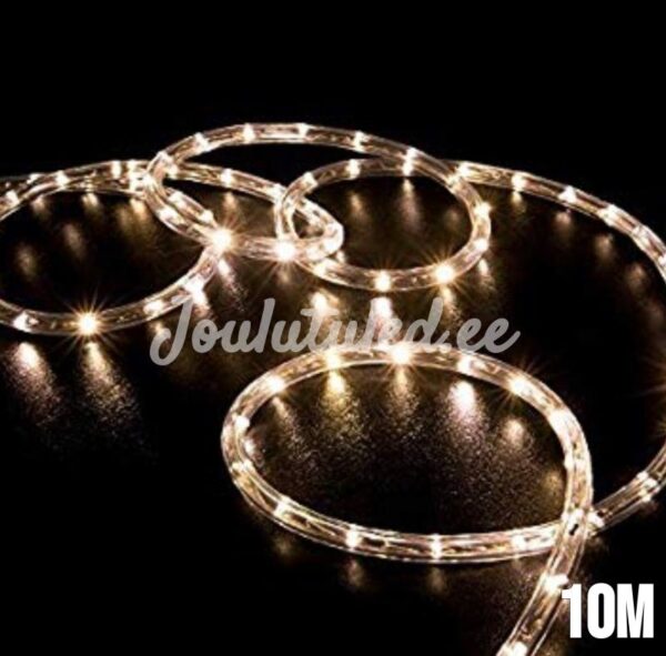 LED kalėdinė girlianda šilta balta 10M