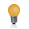 LED Pirn 1W G45 E27 kollane