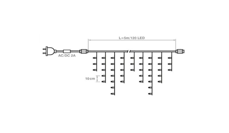 LED Valguskardin PRO 5M - Image 4