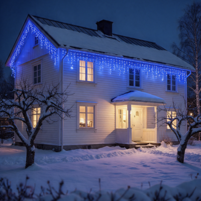 300LED valguskardin sinine 14.5M