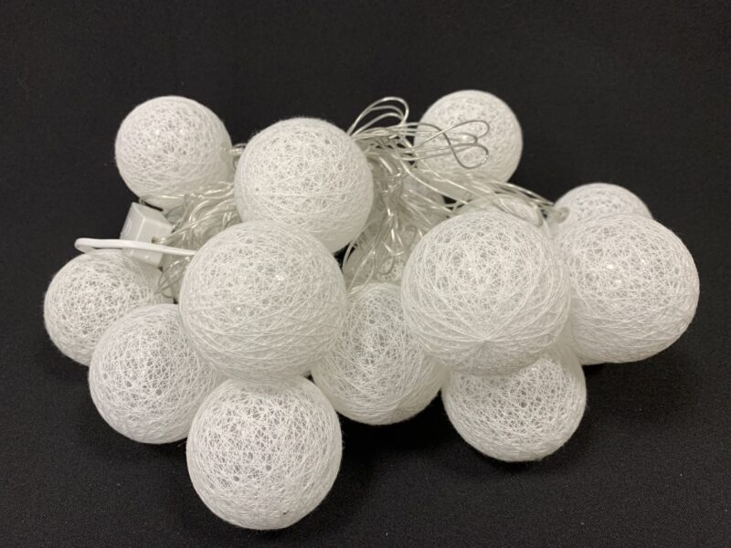 20LED Jõulupallid Cotton Balls 5M valged - Image 2