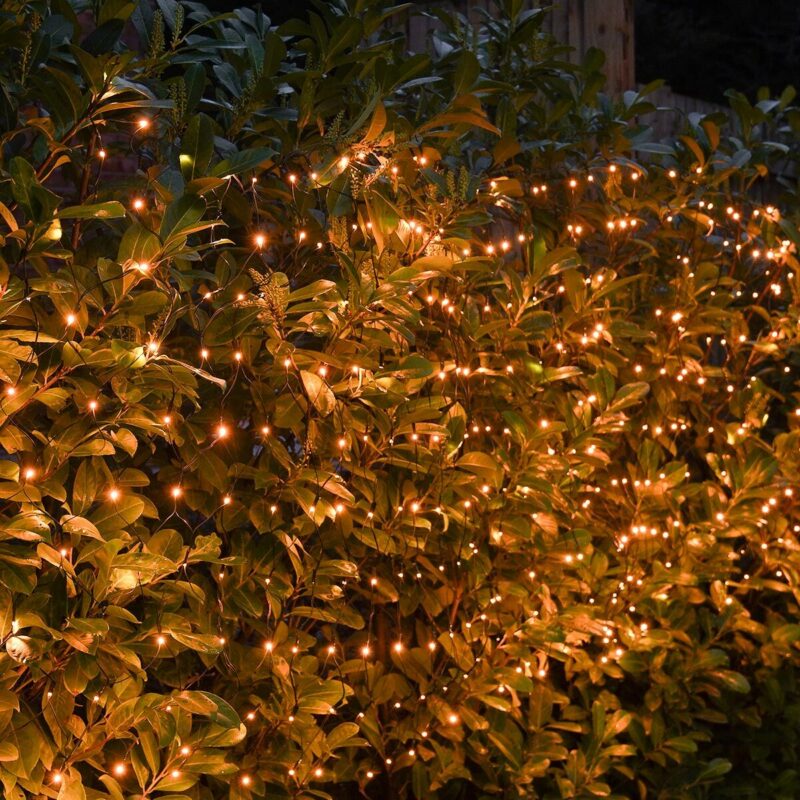 LED Valgusvõrk soe valge 2x1m koos külm valge vilkumisega - Image 6