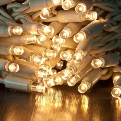 LED Valguskardinad valge juhtmega soe valge 5x1M
