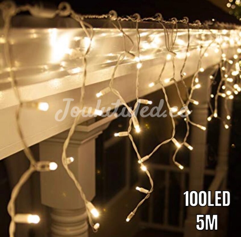 100LED valguskardin  soe valge 5M