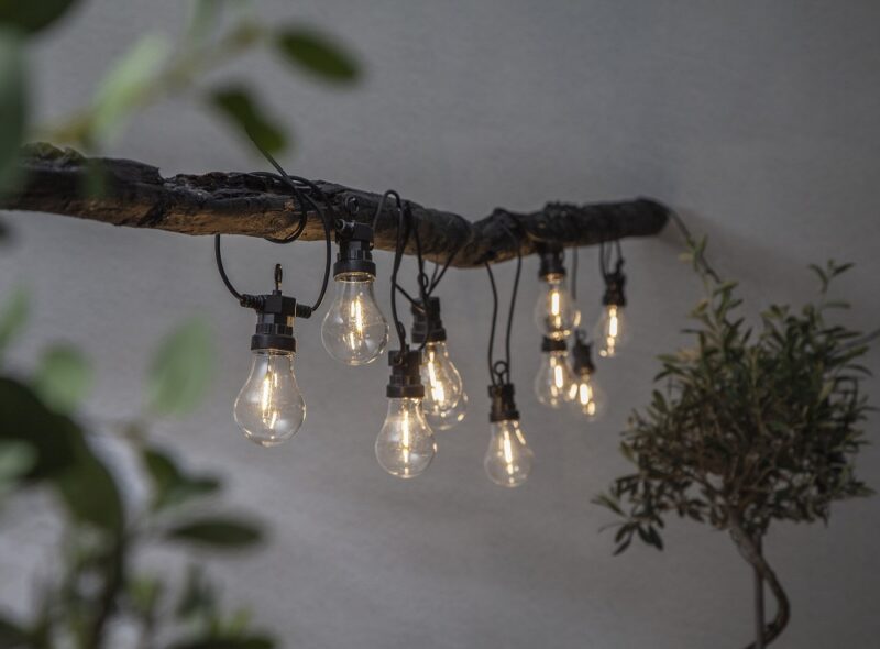 LED Lambikett Filament 8M 10 lampi