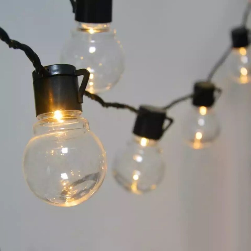 LED Valguskett 3.80M 10 Lampi päikesepatareiga - Image 7