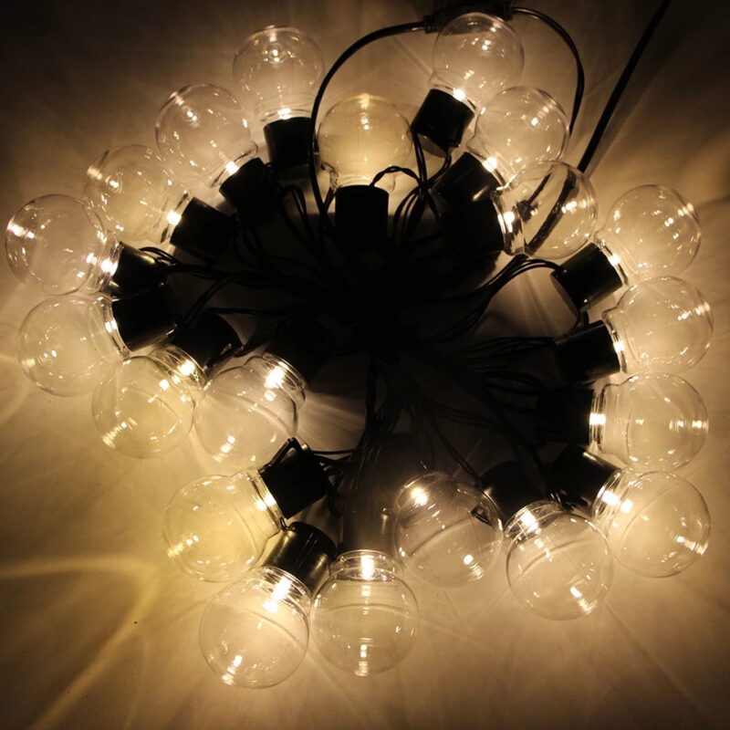 LED Valguskett 3.80M 10 Lampi päikesepatareiga - Image 2