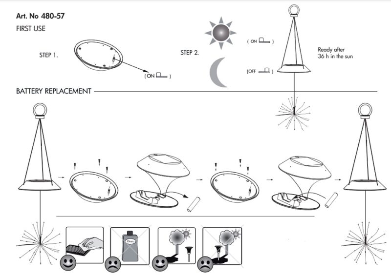 LED rippuv Dekoratsioon päikesepatareiga - Image 6