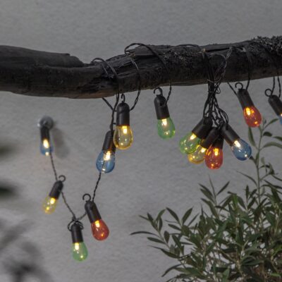 LED Lambikett HK värviline 9.5M 16 lampi
