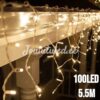 100LED valguskardin soe valge 5.5M