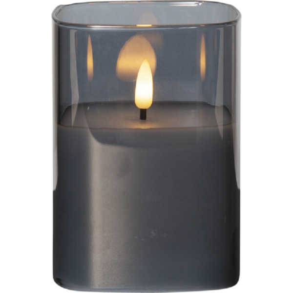 Vaska svece LED Flamme melna 12.5cm - Image 2