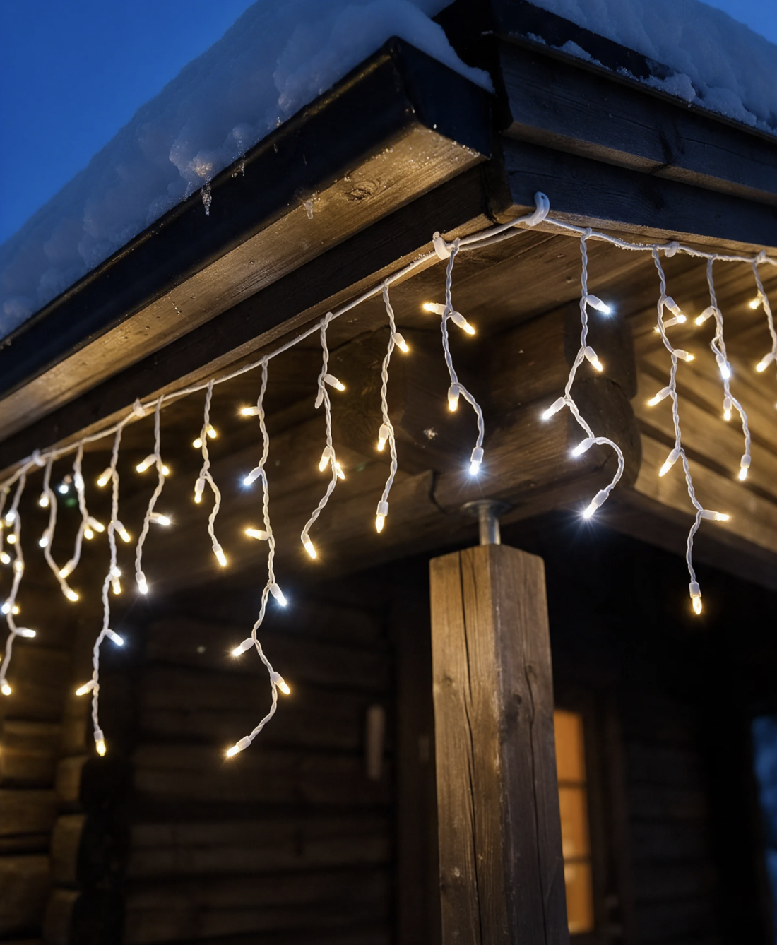 300LED valguskardin soe valge+külm valge VILKUV 14.5M