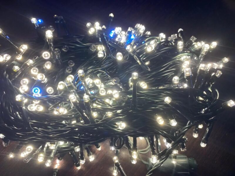 Professionaalne 300LED jõulutuled soe valge vilkuva külma valgega 22M - Image 2