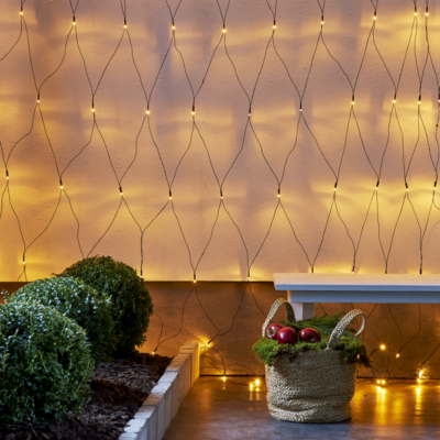 Jõuluvalgusti - võrk 160LED 2x2m soe valge