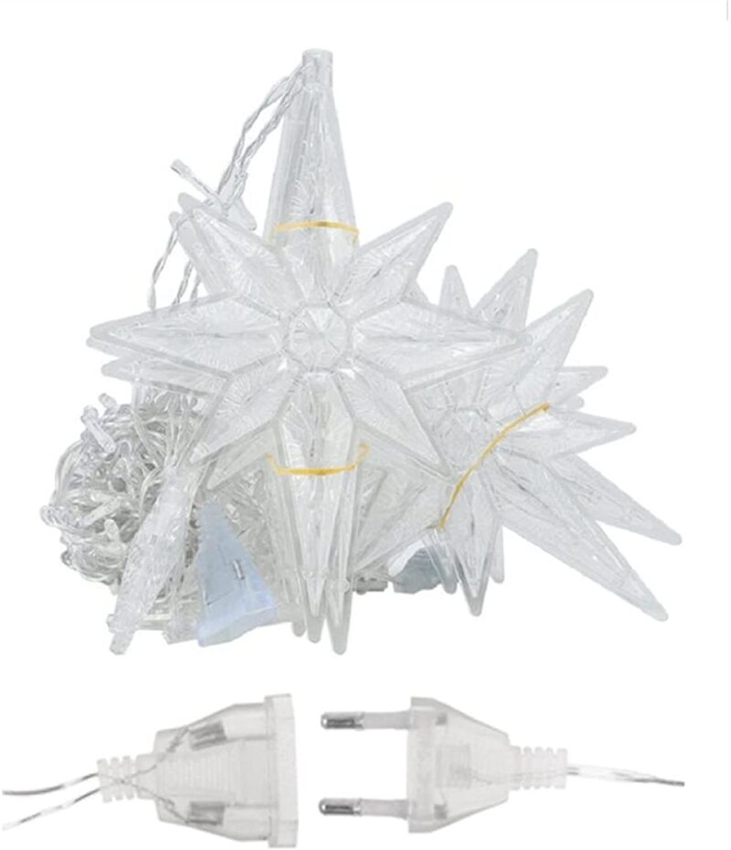 LED valguskardin "Tähekesed" North Star valge - Image 3