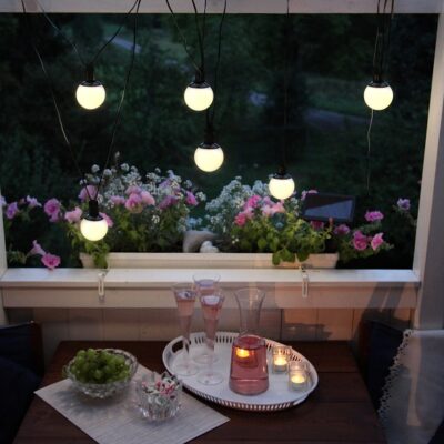 LED Aiavalgusti "Globus" 7M  päikesepatareiga