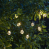 LED Lambikett 3.8M 10 lampi päikesepatareiga