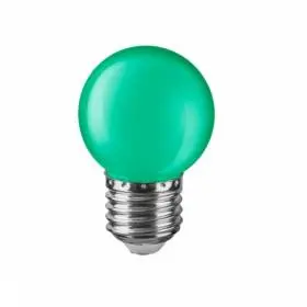 LED Pirn 1W G45 E27 roheline