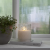 Vahaküünal LED Romb klaasist 12.5cm