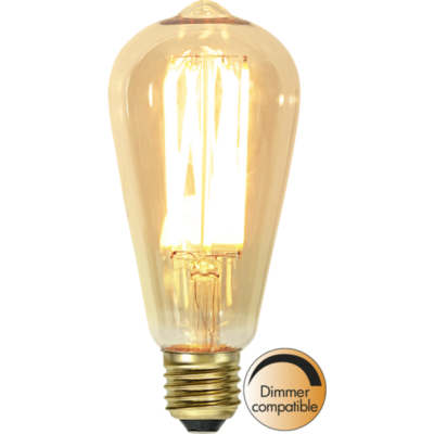 LED Pirn ST64 E27 vintage kuld