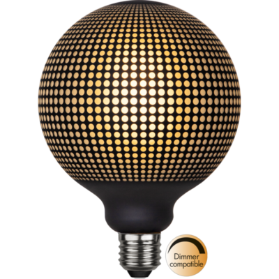 LED Pirn G125 E27 graafiline