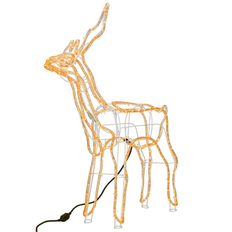 Hirvekujuline kaunistus 90cm soe valge - Image 2