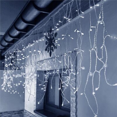 300LED valguskardin valge 14.5M + juhtimise pult