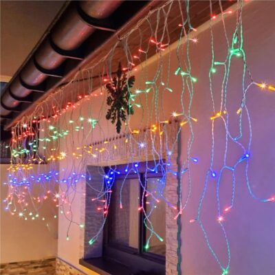 500LED valguskardin värviline 22.5M + juhtimise pult