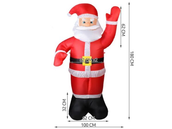 Piepūšamais Santa Claus 180CM - Image 2