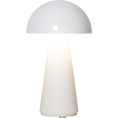 Valge LED lamp seene kujuline