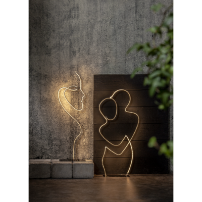 LED Dekoratiivne kuju, minimalistlik Skandinaavia stiil