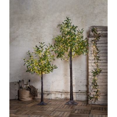 Kunstilik oliivipuu koos LED-idega