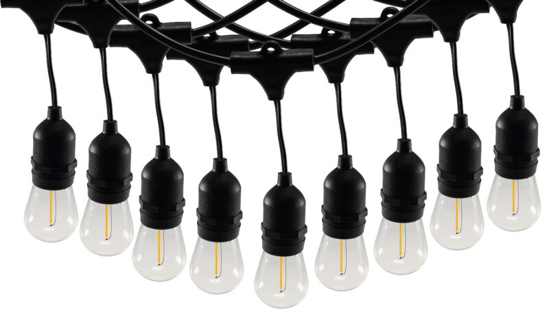 LED lambiketi komplekt rippuvate pesadega 4.5M 10 PIRNI päikesepaneeliga - Image 7
