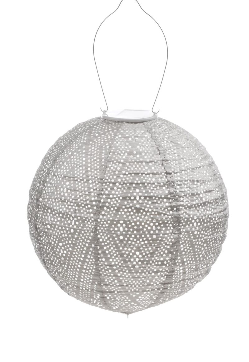 Päikesepaneeliga Aiavalgusti Lumiz Round30 Ikat Light Taupe