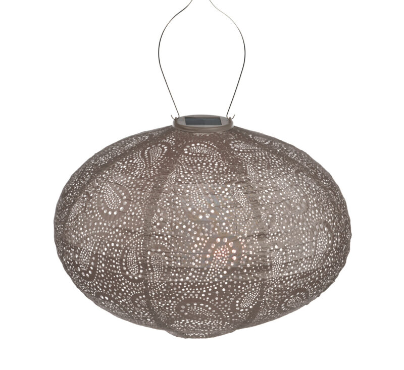 Päikesepaneeliga Aiavalgusti Lumiz Oval40 Paisley Taupe