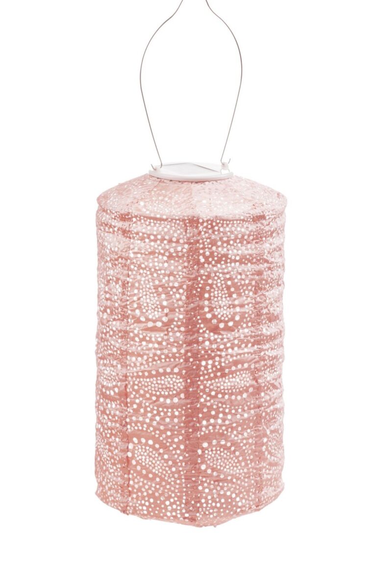 Päikesepaneeliga Aiavalgusti Lumiz Cylinder18 Paisley Roosa