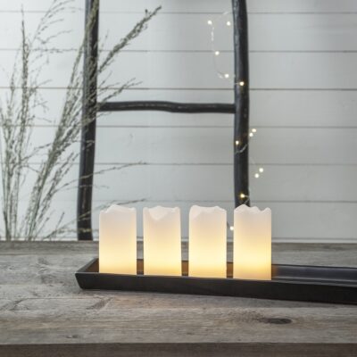 LED Küünalde komplekt 4TK koos juhtimispuldiga