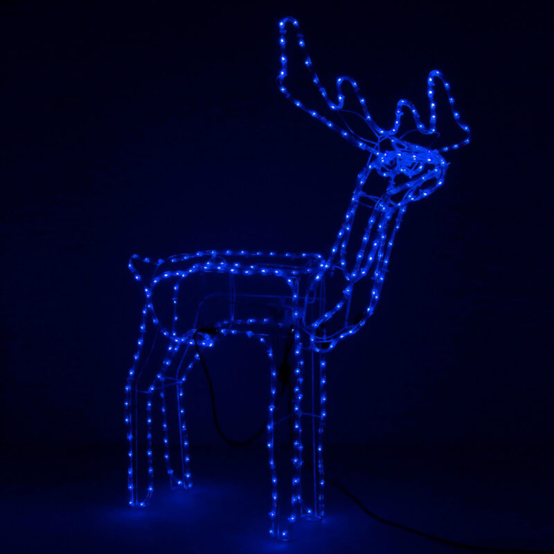 LED põder liikuva peaga sinine
