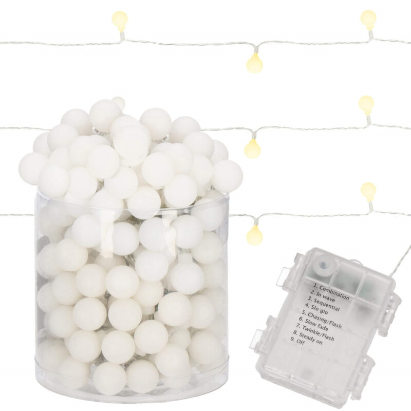 LED Valguskett Pallid  7.5M 50 lampi patareidega - Image 3