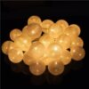 30LED Jõulupallid Cotton Balls 6.1M valged