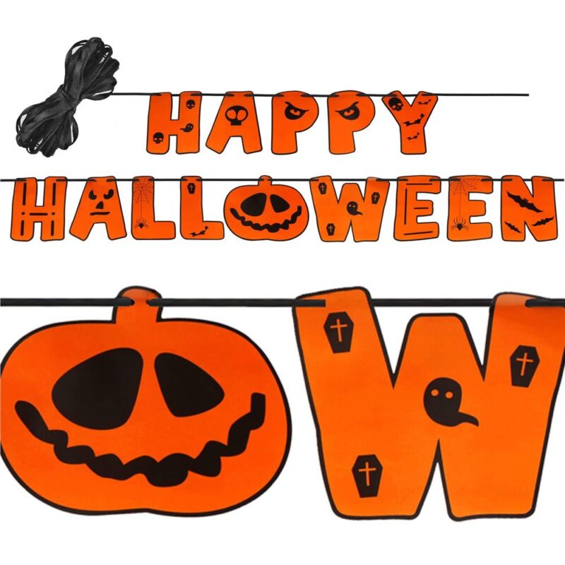 Halloweeni dekoratsioon "Happy Halloween" 15.8 x 210 cm - Image 2