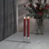 LED Küünalde komplekt "Flamme" 2TK 24.5CM punane