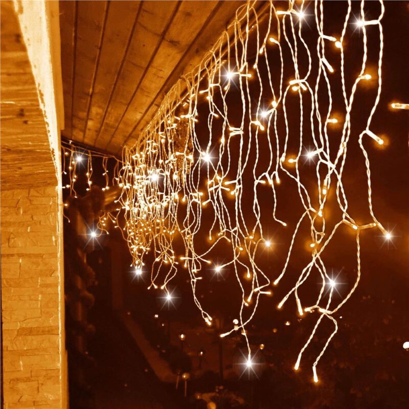 300LED valguskardin soe valge + valge vilkuv 14.5M - Image 2